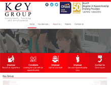 Tablet Screenshot of keytraining.co.uk